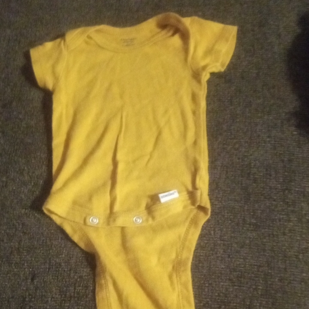 Gerber Mustard Yellow Kids Bodysuit